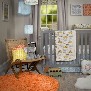 Happy Camper 3 Piece Crib Bedding Set