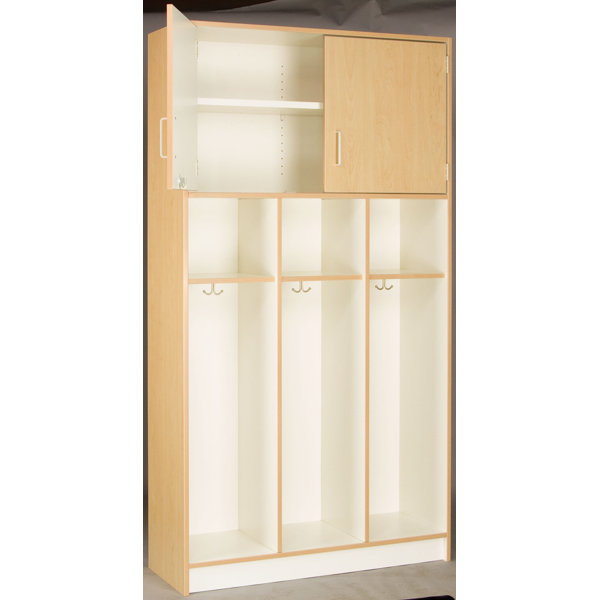 4 Tier 3 Wide Coat Locker by Stevens ID Systems