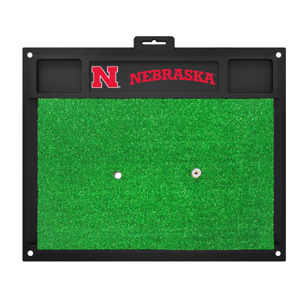 NCAA University of Nebraska Golf Hitting Mat by FANMATS