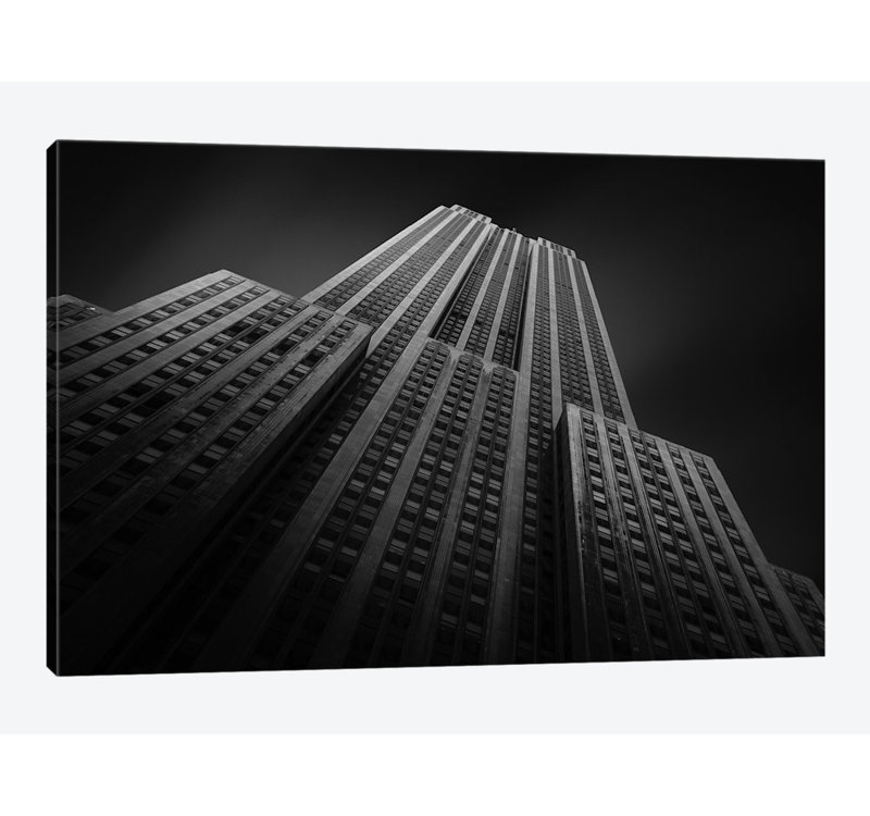 East Urban Home Empire State Building Ii Photographic Print On Wrapped Canvas Wayfair