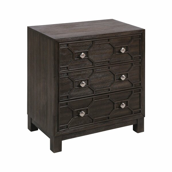 Lukats 3 Drawer Accent Chest By Bloomsbury Market