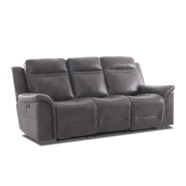 Ruvalcaba Leather Reclining Sofa By Charlton Home