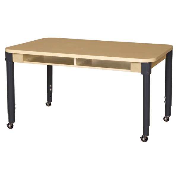 Wood Adjustable Height Multi-Student Desk by Wood Designs
