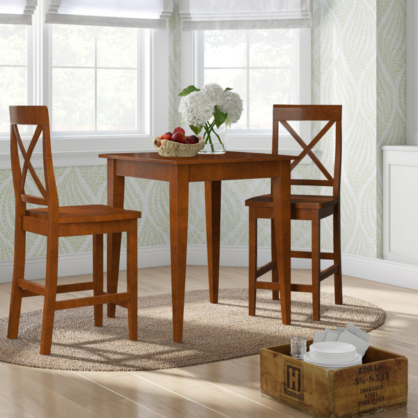 Haslingden 3 Piece Counter Height Pub Table Set by Three Posts Three Posts