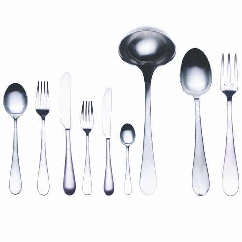 Natura 75 Piece 18/10 Stainless Steel Cutlery Set Mepra Colour: Ice Silver