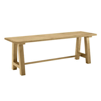 August Grove Amayah Trestle Bench Reviews Wayfair Ca