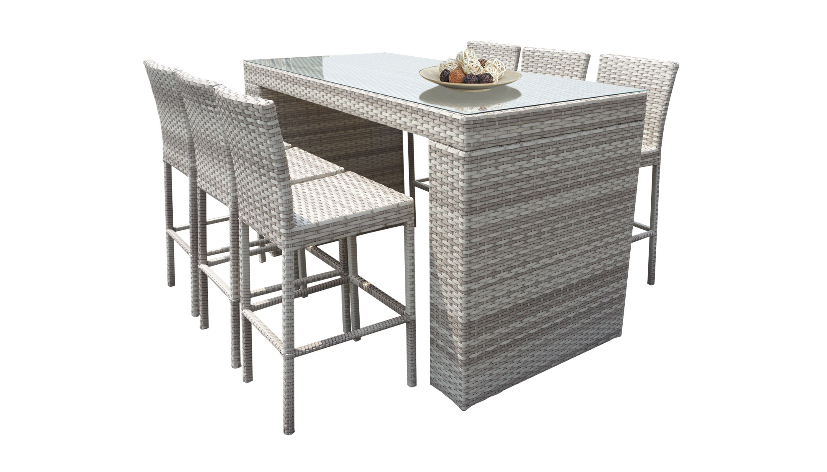 Eleada 7 Piece Bar Height Dining Set Allmodern Eleada 7 Piece Bar Height Dining Set