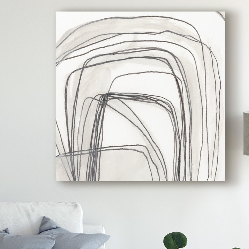 East Urban Home Abstract Logic Iii Acrylic Painting Print On
