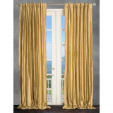 Lined Silk Curtains Drapes You Ll Love In 2020 Wayfair