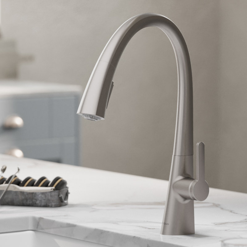 Kraus Nolen Pull Down Single Handle Kitchen Faucet Reviews