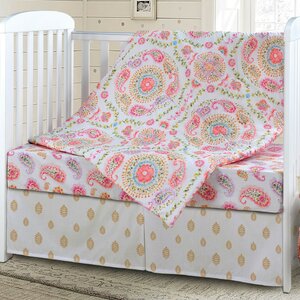 Hallie 3 Piece Crib Bedding Set