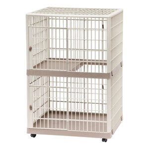 2-Tier Cat Cage with Wheels