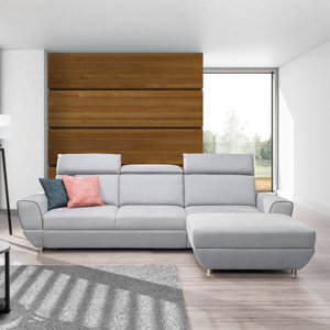 Ecksofa Trofa mit Bettfunktion von Home Loft Con..