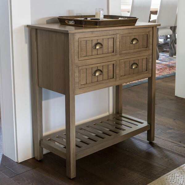 Rosas 4 Drawer Console Table By August Grove