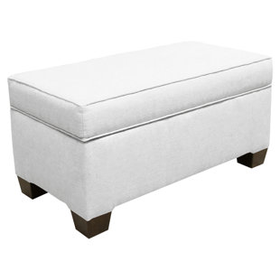Upholstered Storage Foot Stool Wayfair Brianna Upholstered Storage Ottoman