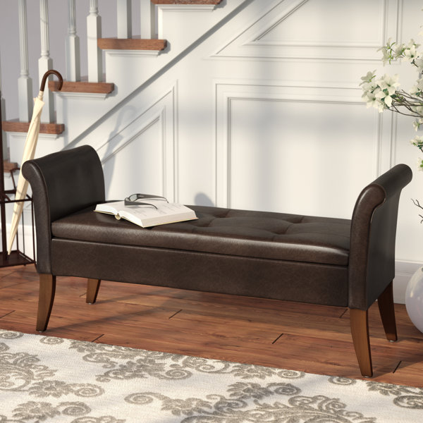 Suzanne Upholstered Storage Bench by Three Posts