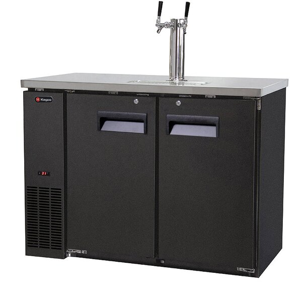 Dual Tap Commercial Grade Kegerator by Kegco