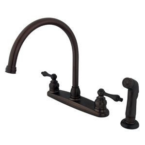 Kingston Brass Vintage Double Handle Goose Neck ..