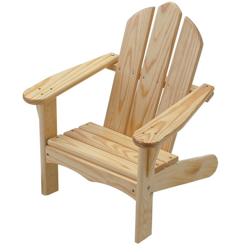 Loon Peak Arielle Child S Solid Wood Adirondack Chair Wayfair