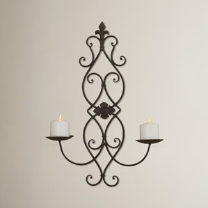 Metal Wall Sconce Candle Holder candle sconces you'll love | wayfair Metal Wall Sconce Candle Holder candle sconces you'll love | wayfair