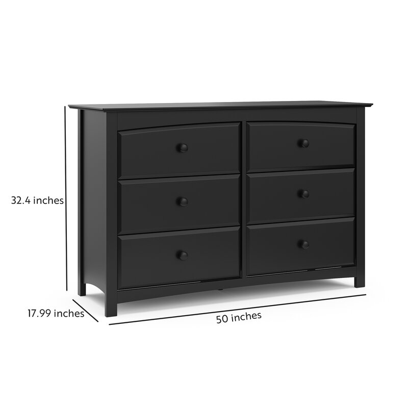 palma 7 drawer double dresser