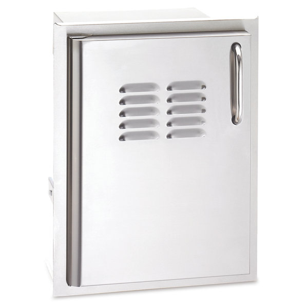 Single Access Door with Tank Tray and Louver by American Outdoor Grill