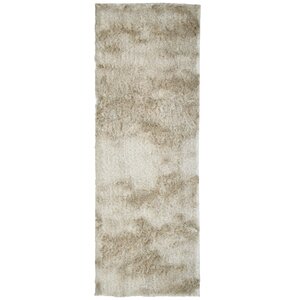 Moonlight Path Hand-Tufted Beige Area Rug