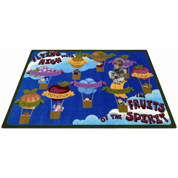 Blue/Brown Area Rug by The Conestoga Trading Co.