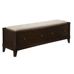 Homer Upholstered Storage Bench by Latitude Run
