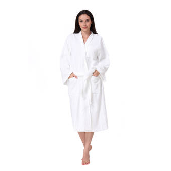 Turquaz Linen Lightweight Knee Length Waffle Kimono Bridesmaids