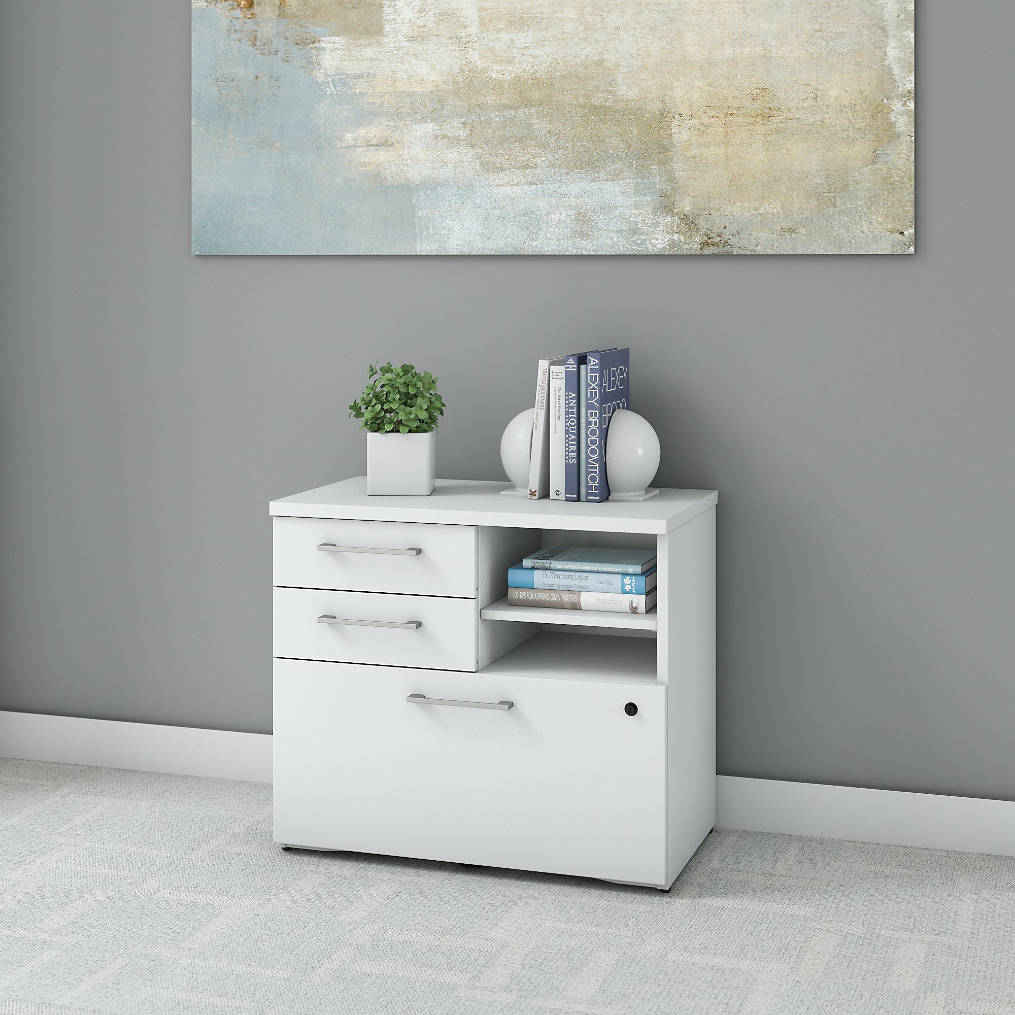 Bush Business Furniture 400 Series 3 Drawer Lateral Filing Cabinet