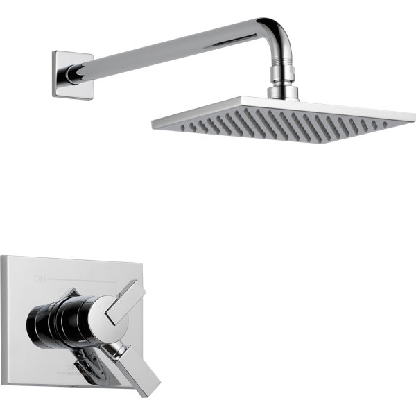 Vero 17 Series Shower Faucet Trim with Lever Handle and Monitor by Delta