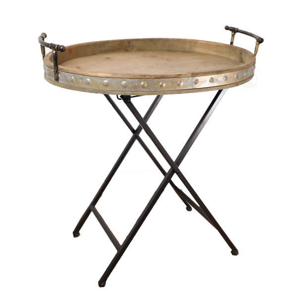 Zehr Folding Snack Tray Table by Gracie Oaks| @ $110.99