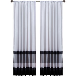 Cumberland Rod Solid Pocket Single Curtain Panel