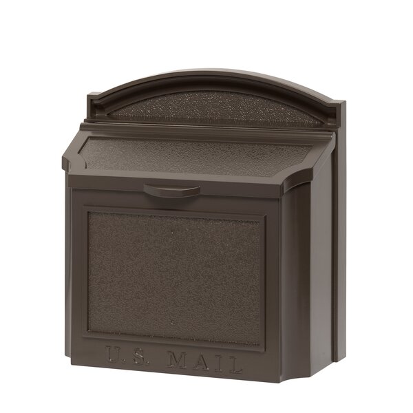 The Large Capacity Locking Wall Mounted Mailbox by Whitehall Products