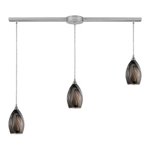 3 Light Linear Pendant Wayfair Quickview