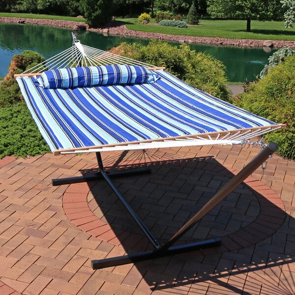 Halie Polyester Hammock with Stand by Freeport Park