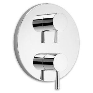Serin Dual Shower Faucet Trim Kit with Two Handles