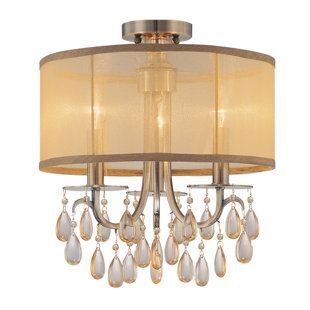 Best Aayush 3-Light Antique Brass Semi Flush Mount By Willa Arlo Interiors Ceiling Lights Aayush 3-Light Antique Brass Semi Flush Mount By Willa Arlo Interiors Ceiling Lights
