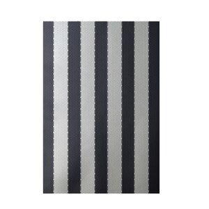 Stripe White Indoor/Outdoor Area Rug