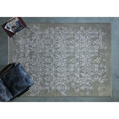Curtsinger Floral Gray Area Rug Ophelia & Co. Rug Size: Rectangle 2'8