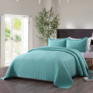 Set Teal Quilts Coverlets Sets You Ll Love In 2020 Wayfair