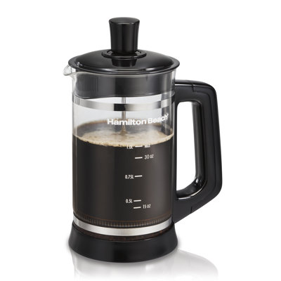 Hamilton Beach French Press Coffee Maker with Cocoa Attachment Hamilton Beach