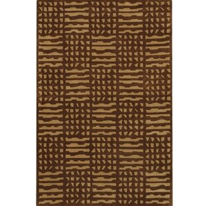 Chien Brown / Tan Area Rug