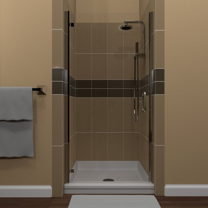 Arizona Shower Door Mp Swinging 33 X 67 Hinged Semi Frameless