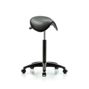 Height Adjustable Saddle Stool By Perch Chairs & Stools