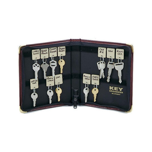 MMF INDUSTRIES 8.38" x 7" x 1.7" Portable Zippered Key Case & Reviews