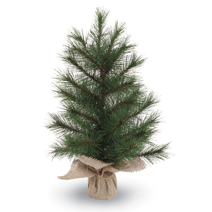 Mud Pie Faux Pine Christmas Tree In Burlap Base Reviews Wayfair