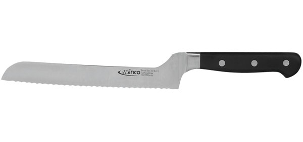 8 Offset Bread Knife by Winco