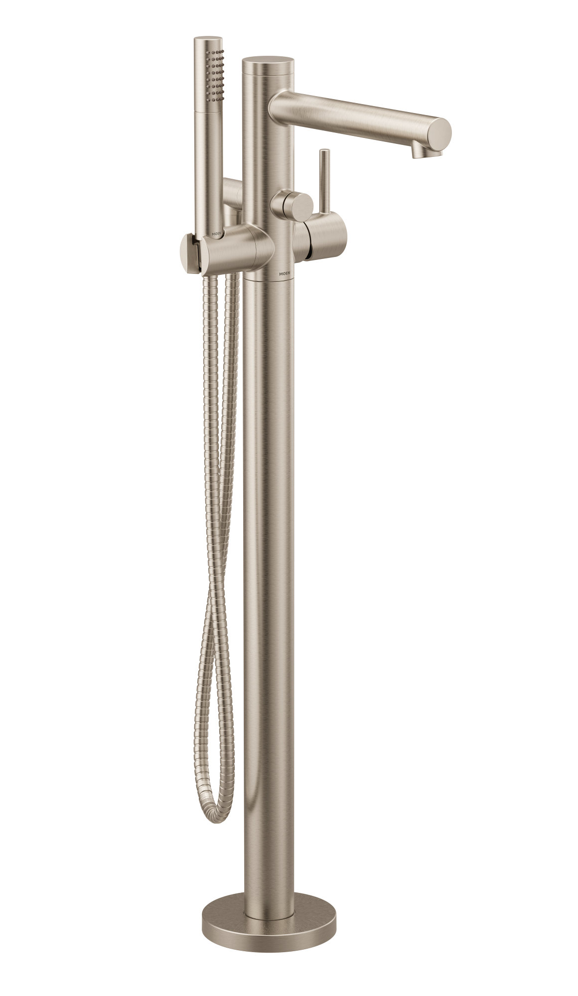 Broan Align Single Handle Floor Mounted Freestanding Tub Filler